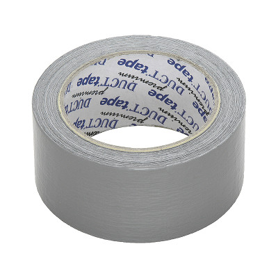 Reinforced silver insulating tape 48mm 10m